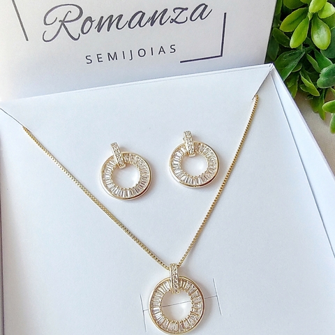 Conjunto Redondo com Zircônias