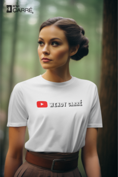 Playera Wendy Carré Youtube en internet