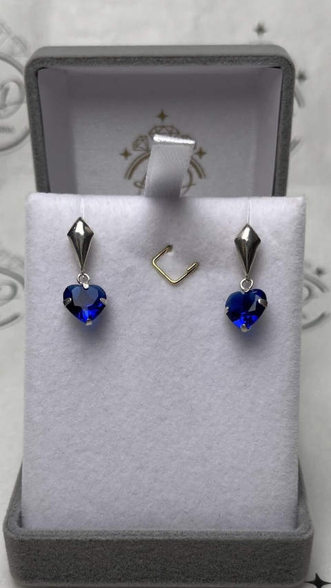 Brinco Coração Blue