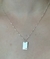 Colar placa personalizado - comprar online