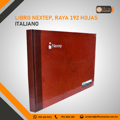 NE-004C LIBRO NEXTEP, RAYA 192 HOJAS ITALIANO en internet