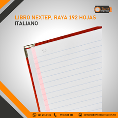 NE-004C LIBRO NEXTEP, RAYA 192 HOJAS ITALIANO - tienda en línea