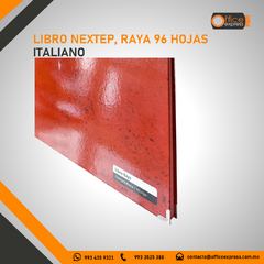 NE-004N LIBRO NEXTEP, RAYA 96 HOJAS ITALIANO - Office Express