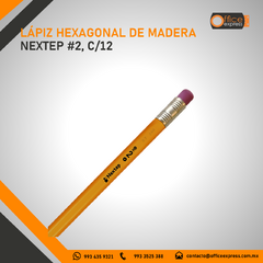 NE-028 LÁPIZ HEXAGONAL DE MADERA NEXTEP #2, C/12 en internet