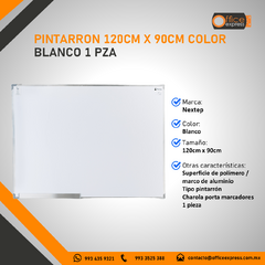 NE-078G PINTARRON 90CM X 120CM COLOR BLANCO 1 PZA - comprar en línea