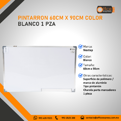 NE-078M PINTARRON 60CM X 90CM COLOR BLANCO 1 PZA - comprar en línea