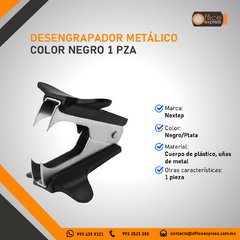 NE-111 DESENGRAPADOR METALICO COLOR NEGRO 1 PZA - comprar en línea