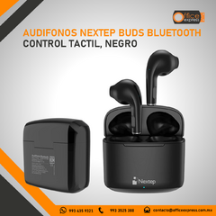 NE-428N AUDIFONOS NEXTEP BUDS BLUETOOTH CONTROL TACTIL, HASTA 20 HORAS, NEGRO - Office Express