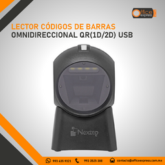 NE-505 LECTOR CODIGOS DE BARRAS OMNIDIRECCIONAL QR(1D/2D) USB en internet