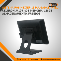 NE-522 SISTEMA POS NEXTEP 15 PULGADAS, INTEL CELERON J4125, 4GB MEMORIA, 128GB ALMACENAMIENTO, FREEDOS en internet