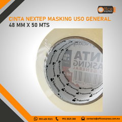 NE-609C CINTA NEXTEP MASKING USO GENERAL 48 MM X 50 MTS en internet