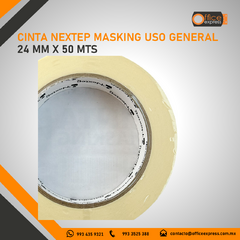 NE-609V CINTA NEXTEP MASKING USO GENERAL 24 MM X 50 MTS en internet