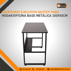 NE-656 ESCRITORIO EJECUTIVO NEXTEP PARA HOGAR/OFICINA BASE METÁLICA 100X50CM en internet