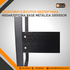 Imagen de NE-656 ESCRITORIO EJECUTIVO NEXTEP PARA HOGAR/OFICINA BASE METÁLICA 100X50CM