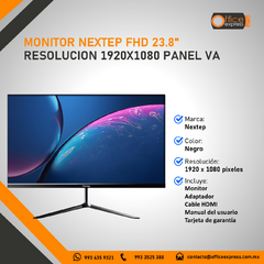 NE-723 MONITOR NEXTEP FHD 23.8" RESOLUCION 1920X1080 PANEL VA - comprar en línea