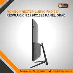 NE-727C MONITOR NEXTEP CURVO FHD 27" RESOLUCION 1920X1080 PANEL GRAD en internet