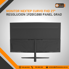 NE-727C MONITOR NEXTEP CURVO FHD 27" RESOLUCION 1920X1080 PANEL GRAD - Office Express