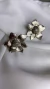 Brinco Flor Prateado