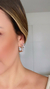 Brinco de Argolinha Triangular Folheada em Ouro 18k - comprar online