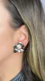 Brinco Flor Prateado - comprar online