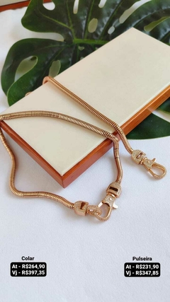 Colar e pulseira - Preços na foto