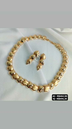 Conjunto colar e brinco