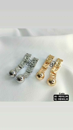 Brinco brilho diamantado