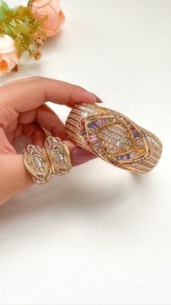 Conjunto Brinco argola + Bracelete Atacado R$1.299,90 Varejo R$1.949,85 - comprar online