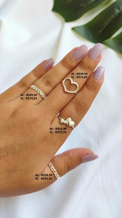 Anéis - Preço na foto