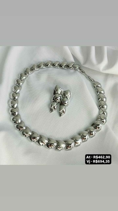 Conjunto colar e brinco - comprar online