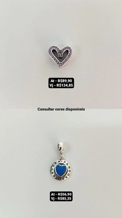 Berloques - Preços na foto