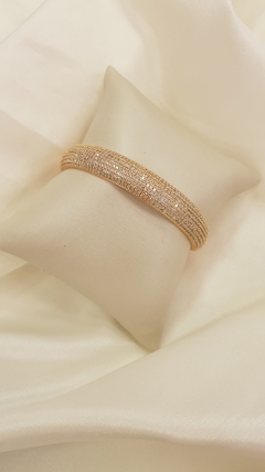 Bracelete Cravejado Cristal Atacado R$325,90 Varejo R$488,85
