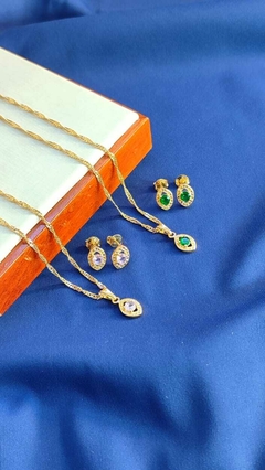 Conjunto Brinco + Colar Atacado R$29,90 Varejo R$44,85 (cada)