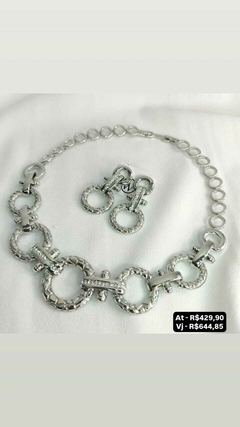 Conjunto brinco e colar - comprar online