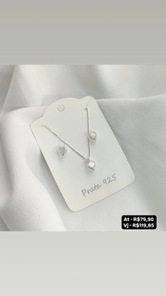 Conjunto colar e brinco