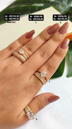 Anéis - Preços na foto