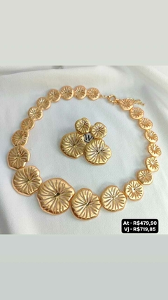 Conjunto colar e brinco