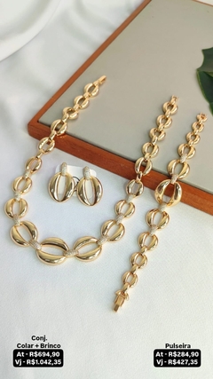 Conjunto colar + brinco | Pulseira - Preço na foto