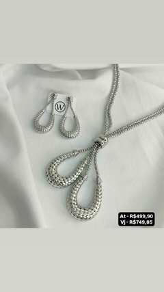 Conjunto brinco e colar - comprar online