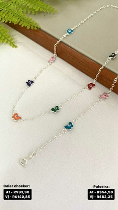 Colar e pulseira - Preços na foto