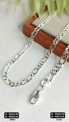 Corrente e pulseira - Preço na foto