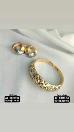 Bracelete e brinco