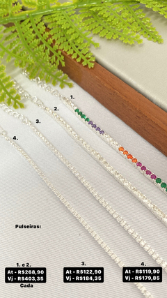 Pulseiras Rivieras - Preços na foto
