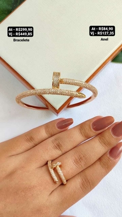 Bracelete e Anel - Preços na foto