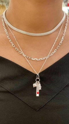 Colar chocker Atacado R$274,90 Varejo R$412,35 - Corrente 3x1 Atacado R$59,90 Varejo R$89,85 - Pingente Atacado R$55,90 Varejo R$83,85 - Corrente cartier Atacado R$299,90 Varejo R$449,85