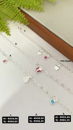 Pulseira infantil - Preço na foto