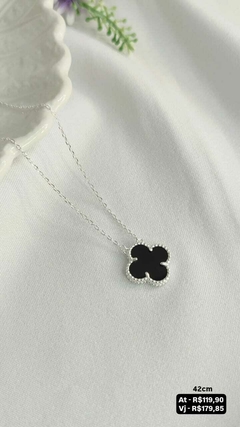 Colar pingente maior inspiração Van Cleef - Preço na foto