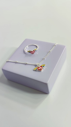 Anel coração Atacado R$49,90 Varejo R$74,85 - Pulseira coração Atacado R$69,90 Varejo R$104,85