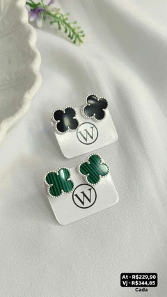Brincos inspiração Van Cleef - Preço na foto