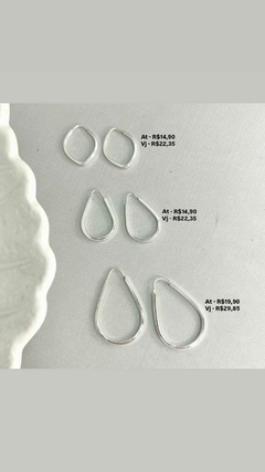 Argola lisa gota